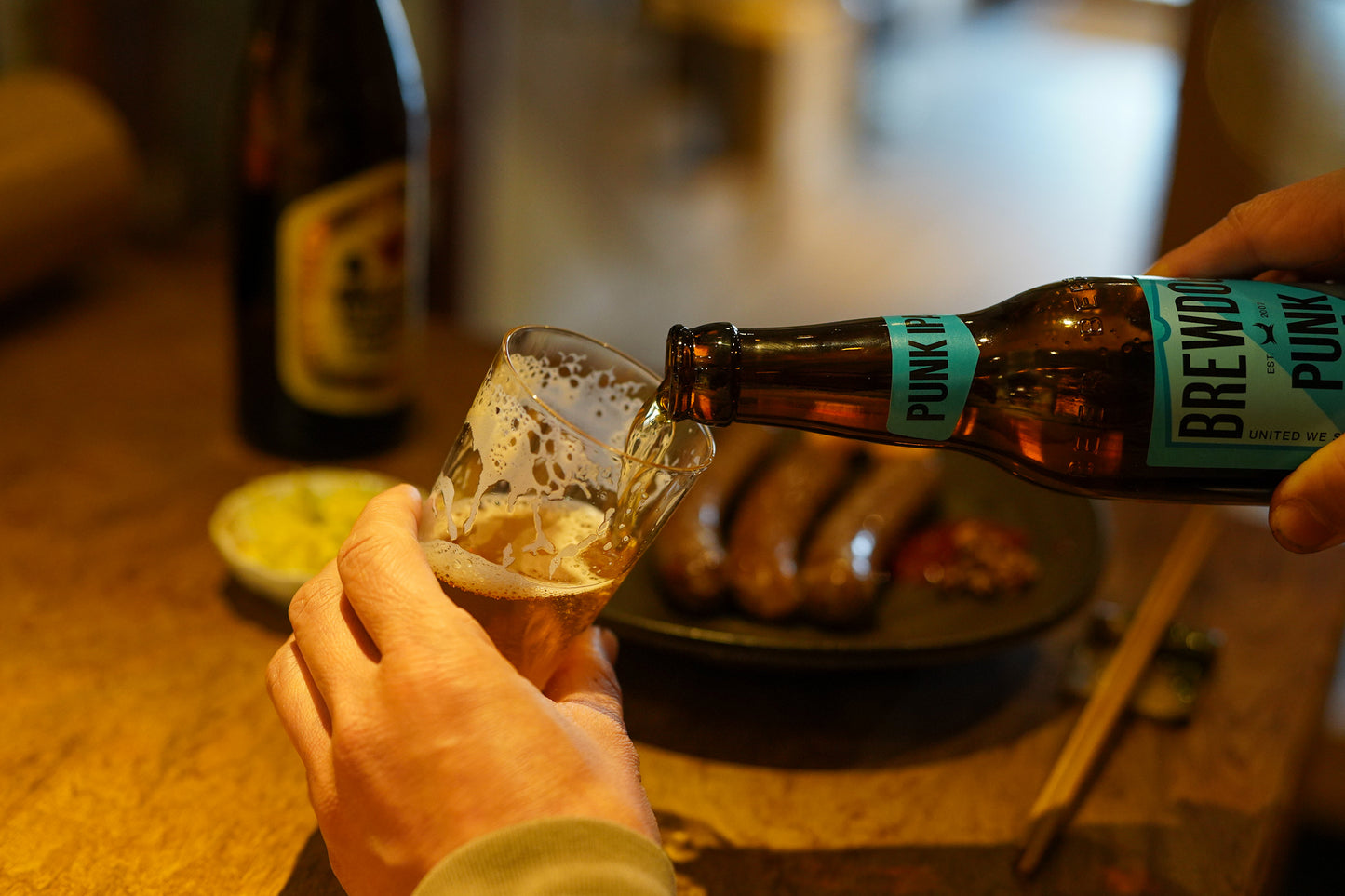 晩酌ソーセージ