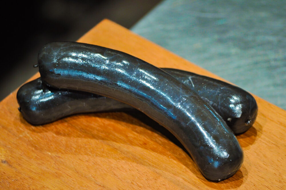 猪イカスミとマカ