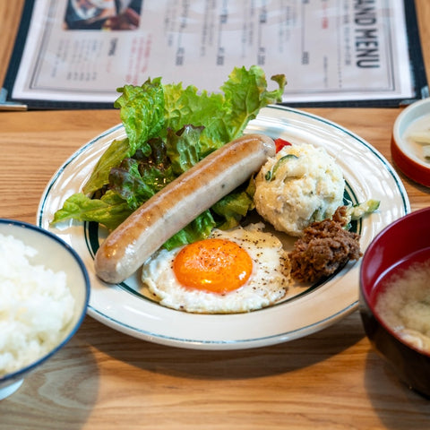 桜の塩漬けソーセージ