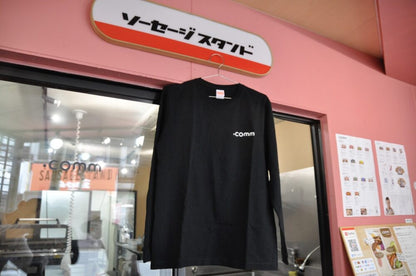 .comm Long Sleeve T-Shirt 白/黒